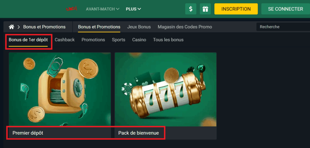 Le premier bonus Betwinner et les autres promotions 