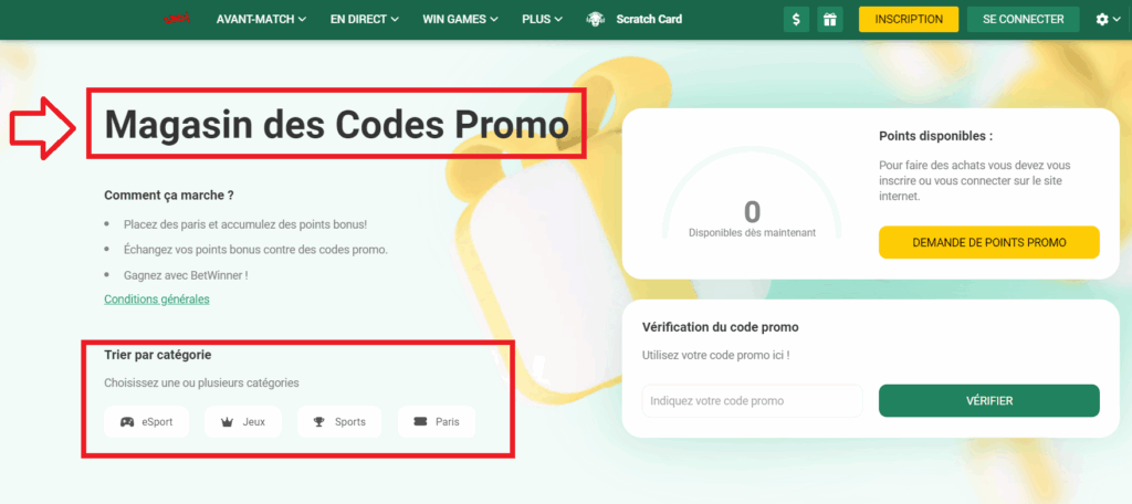 Trouver et utiliser le Betwinner code promo 
